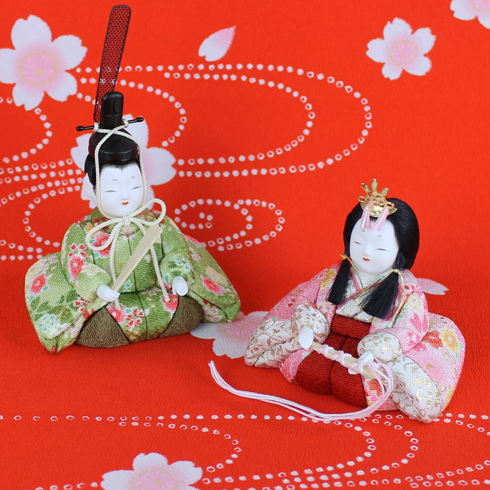 楽天市場】一秀 雛人形 ケース飾り ケース入り(一秀作 木目込み 人形