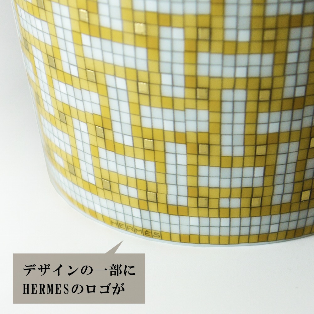 楽天市場】HERMES エルメス モザイク ヴァンキャトル ゴールド