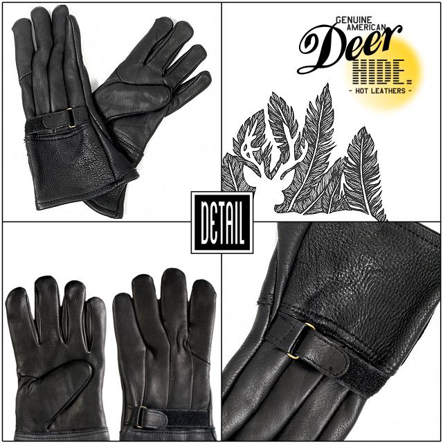 楽天市場】日本未発売!ホットレザー [Classic Deerskin Gauntlet Glove