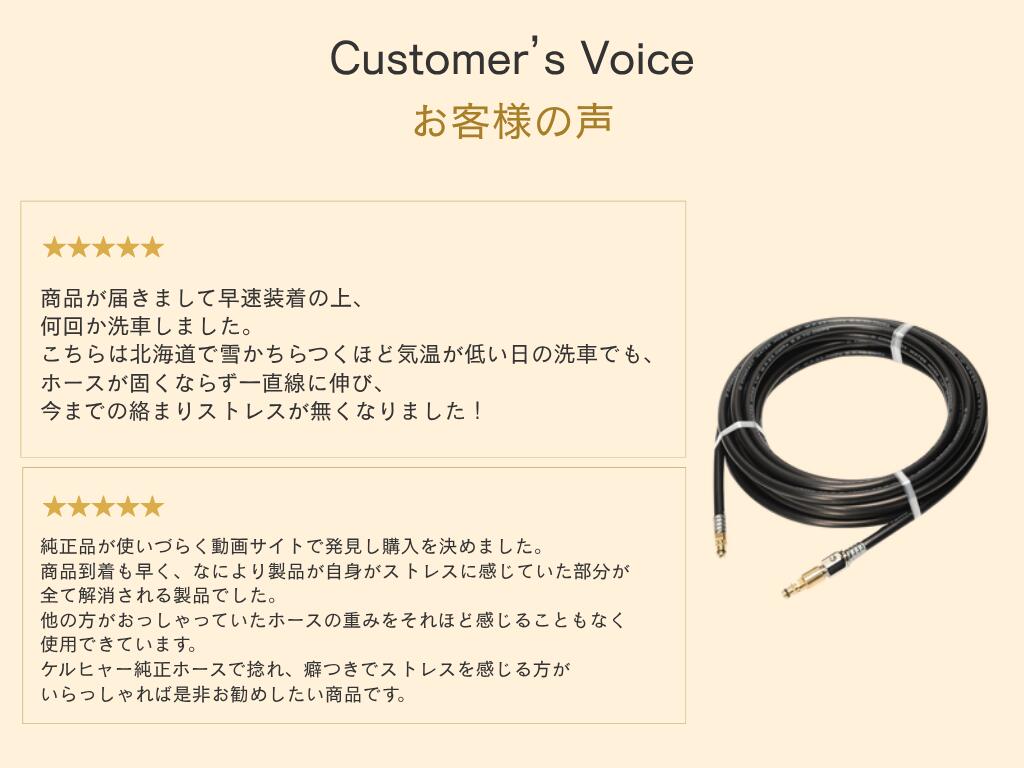 楽天市場】【13M】 ケルヒャー互換交換用 両端クイックタイプ K5対応