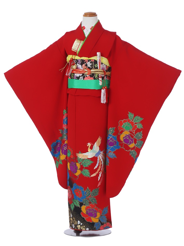 楽天市場】七五三着物7歳 赤色の通販