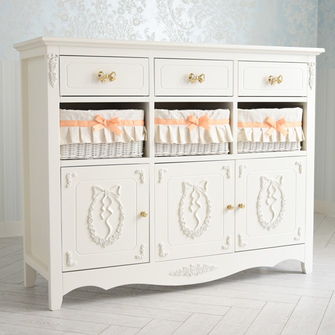 楽天市場】△6月末入荷予定△ ロココ 調 キャビネット アンティーク 調