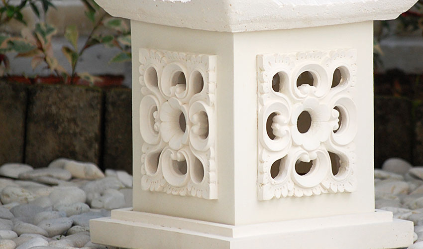 楽天市場】【ライムストーン】ストーン ガーデンライト LT1-4 石 屋外