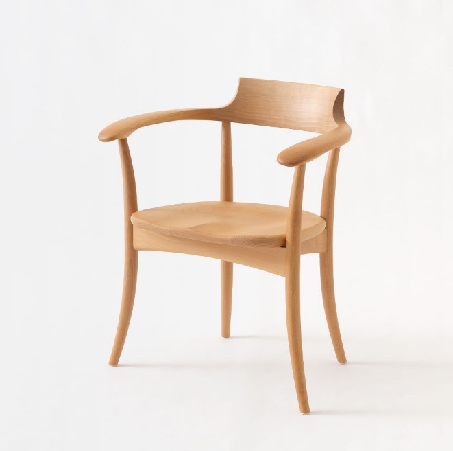 楽天市場】飛騨産業 ダイニングチェア 椅子 アームチェア クレセント