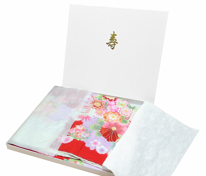 七五三七歳‼️豪華正絹尽くし⭐︎人気赤地暈し⭐︎蝶々金糸刺繍花々