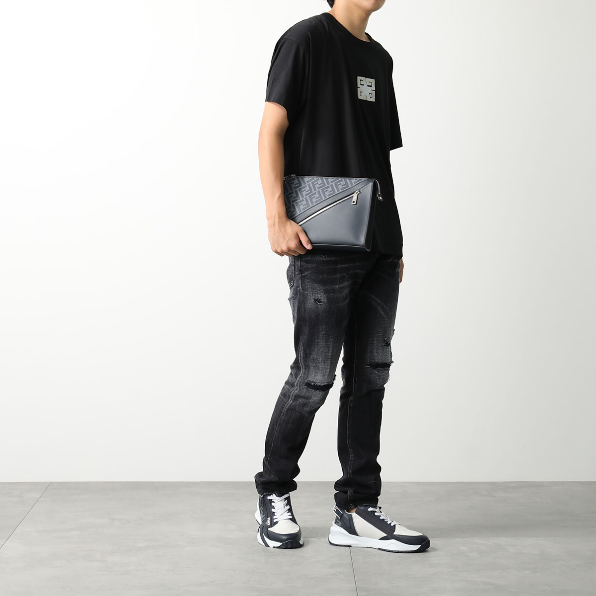 楽天市場】FENDI フェンディ クラッチバッグ DIAGONAL ダイアゴナル