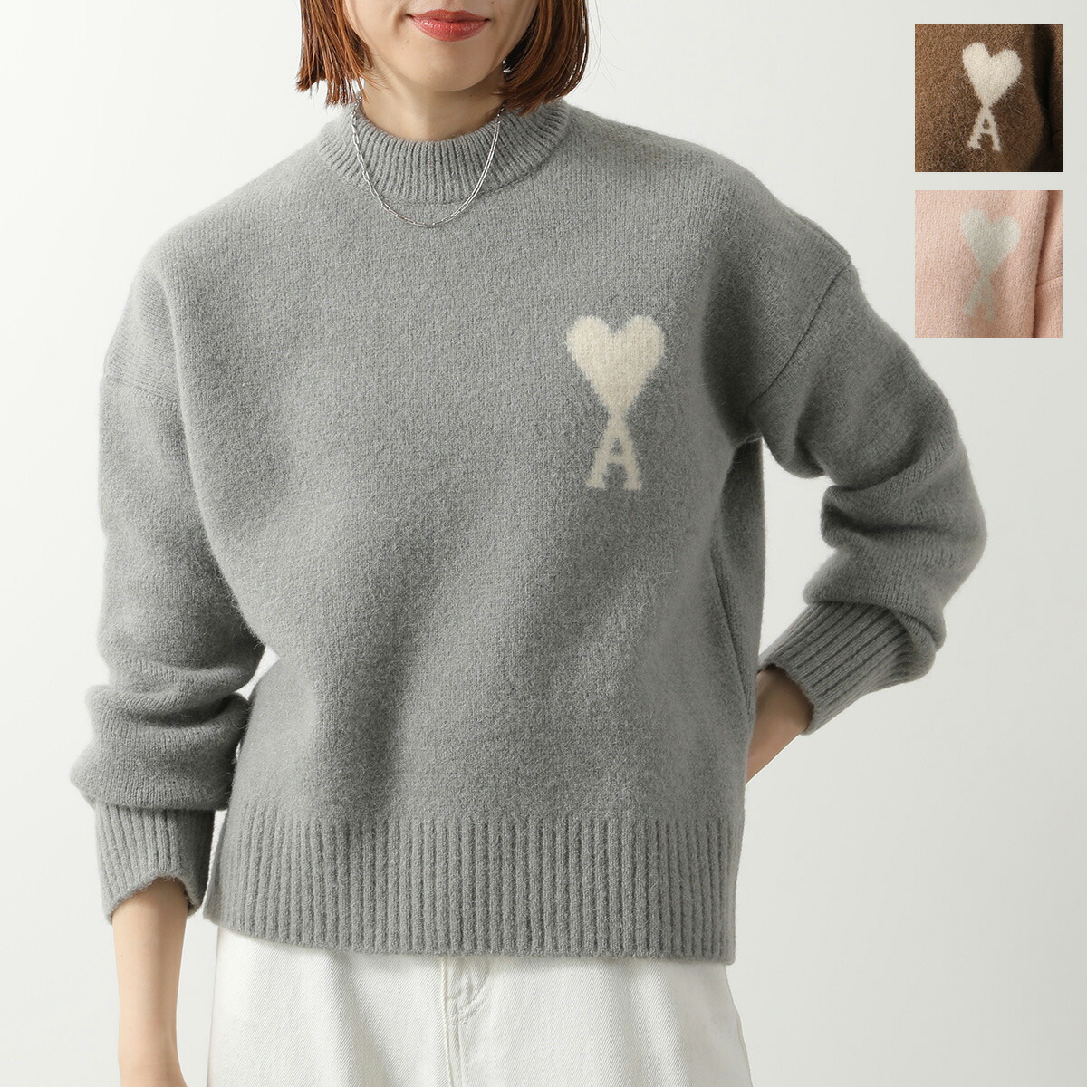楽天市場】ami paris アミパリス ニット Ami De Coeur UKS836 KN0135