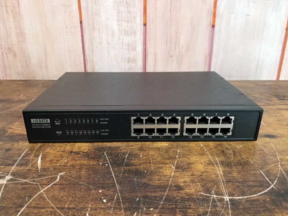 楽天市場】I-O DATA/アイ・オー・データ 16ポート スイッチングハブ