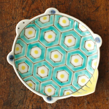 楽天市場】伊万里焼 色絵亀取皿 : 有田焼や心器