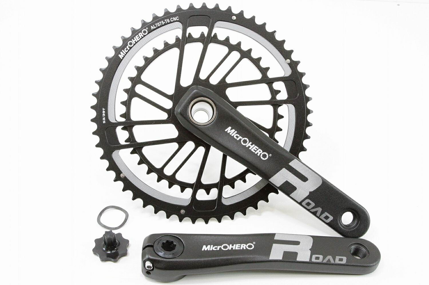 楽天市場】【即納】MicrOHERO ロード用 クランク セット 170mm 11/12