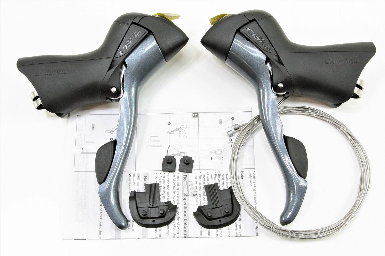 楽天市場】【即納】【昔懐】SHIMANO(シマノ) STIレバー Claris ST-2400