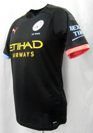 楽天市場】19/20 マンチェスター・シティ アウェイ（黒） ＃17 DE