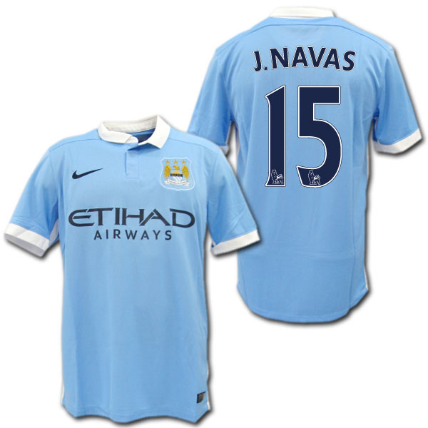 楽天市場】マンチェスターシティ 15/16 ホーム(水色) #15 J.NAVAS
