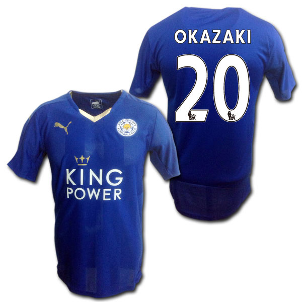 楽天市場】レスター・シティ 15/16 ホーム（青） #20 OKAZAKI 岡崎慎二