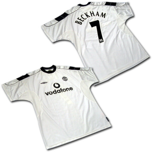 楽天市場】【ヴィンテージ】 00/01 マンチェスターUTD アウェイ（白