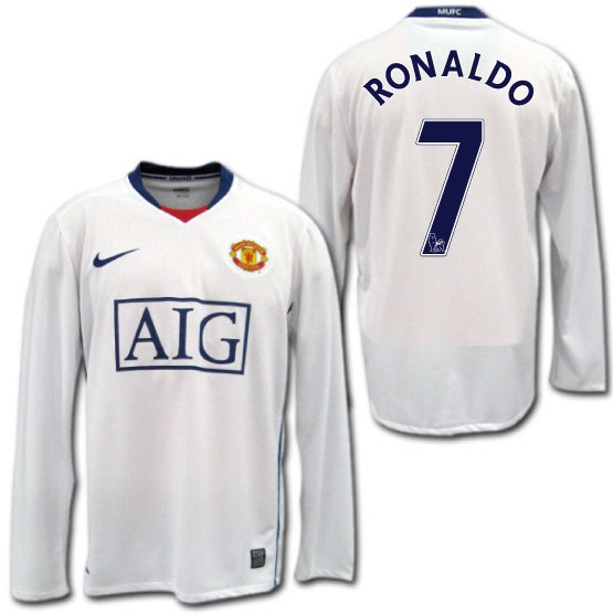 楽天市場】【奇跡の再入荷！】08/09 マンチェスターUTD Away （白