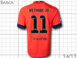 楽天市場】FCバルセロナ 14/15 アウェイ #11 NEYMAR JR ネイマール