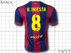 楽天市場】FCバルセロナ 14/15 ホーム #8 A.INIESTA イニエスタ ナイキ