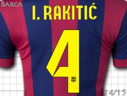 楽天市場】FCバルセロナ 14/15 ホーム #4 I.RAKITIC' イヴァン