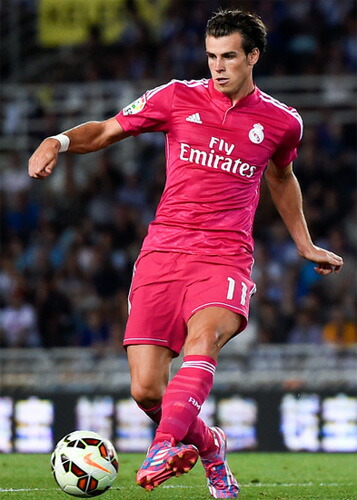 楽天市場】レアルマドリード 14/15 アウェイ（ピンク） #11 BALE