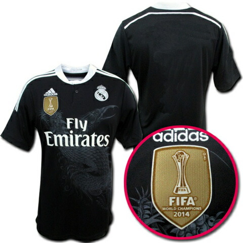 楽天市場】レアルマドリード 14/15 3rd（黒） アディダス製 【山本耀司