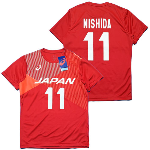 楽天市場】バレーボール・日本代表 応援Tシャツ #11 西田有志 Asics