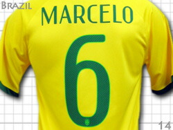 楽天市場】2014 ブラジル代表 ホーム(黄) #6 MARCELO マルセロ