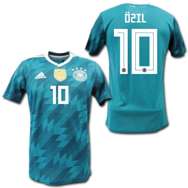 楽天市場】【代表ラストモデル！】ドイツ代表 2018 アウェイ(緑) ＃10