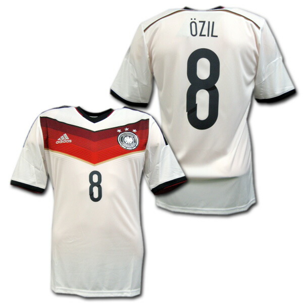 楽天市場】2014 ドイツ代表 Home(白) #8 OZIL メスト・エジル ブラジル