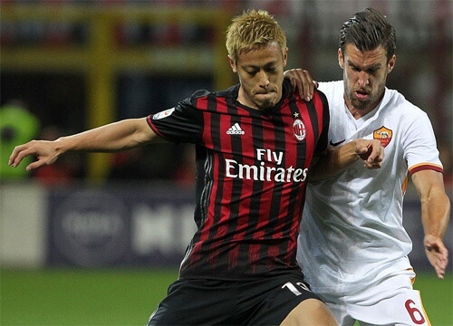 楽天市場】ACミラン 2016/17 ホーム（赤黒） #10 HONDA 本田 圭佑