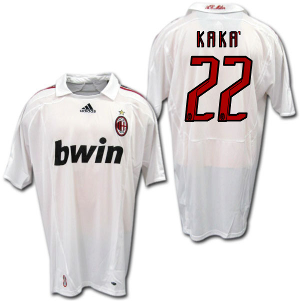 楽天市場】ACミラン 07/08 アウェイ（白） ＃22 KAKA カカ ADIDAS製