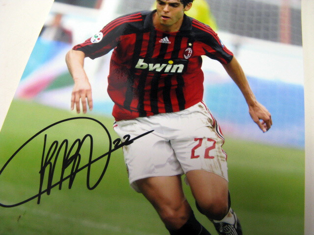 楽天市場】【限定1枚】07/08 ACミラン オフィシャル 【カカ】 直筆