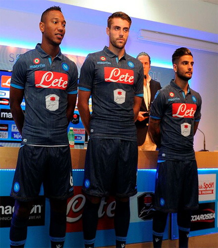 楽天市場】【オーセンティック】 ナポリ 14/15 アウェイ（デニム