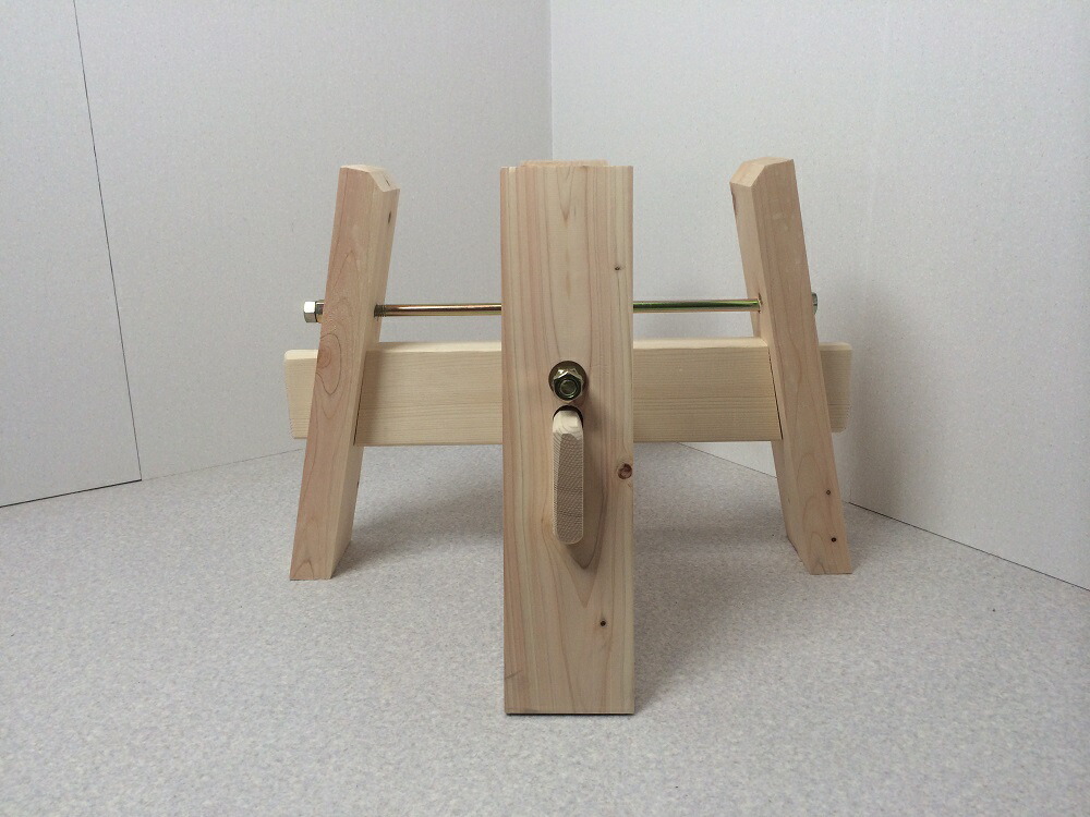 楽天市場】国産ひのき製 木台 石臼 2升用 3升用 兼用 ナガノ産業