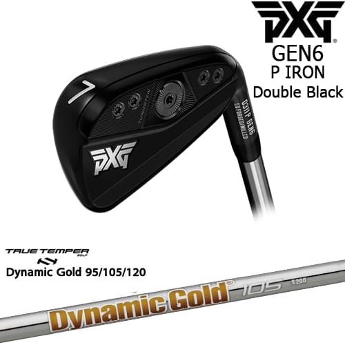 楽天市場】PXG GEN6 0311 P アイアン5本set(6-Pw)ダブルブラック[6P