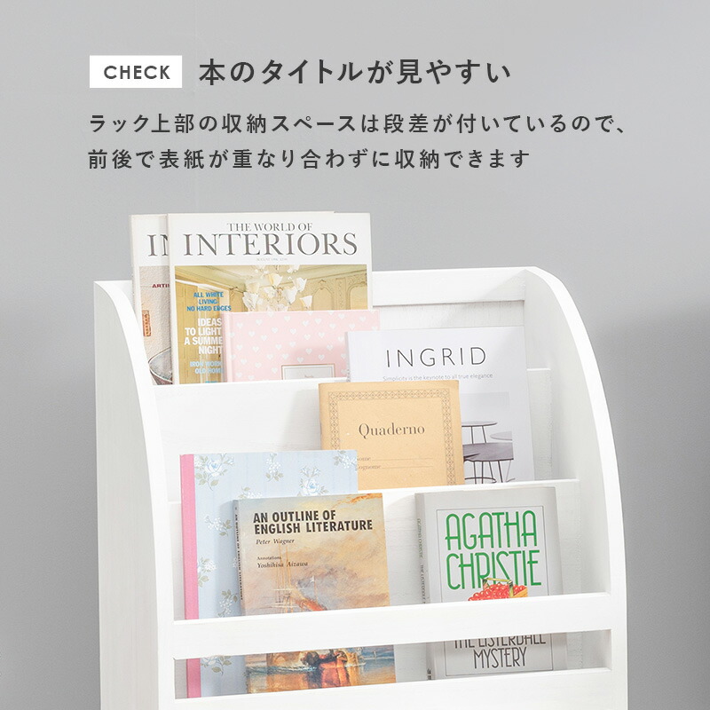楽天市場】【5日20時〜☆ポイント5倍】アンティーク風マガジンラック