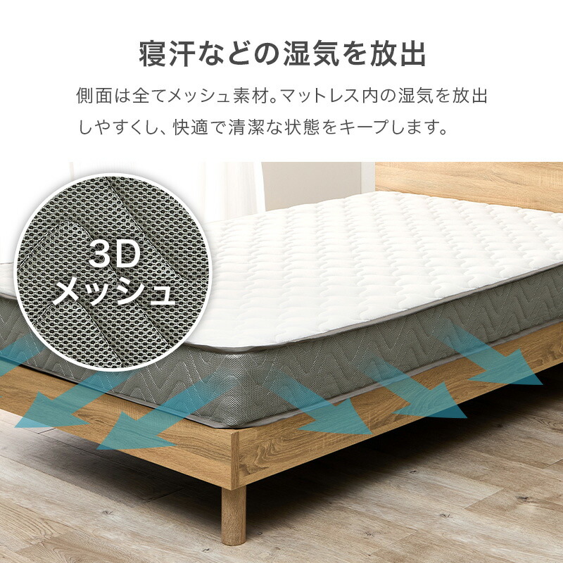 楽天市場】【エントリーで最大P4倍】ポケットコイルマットレス単品 SSS