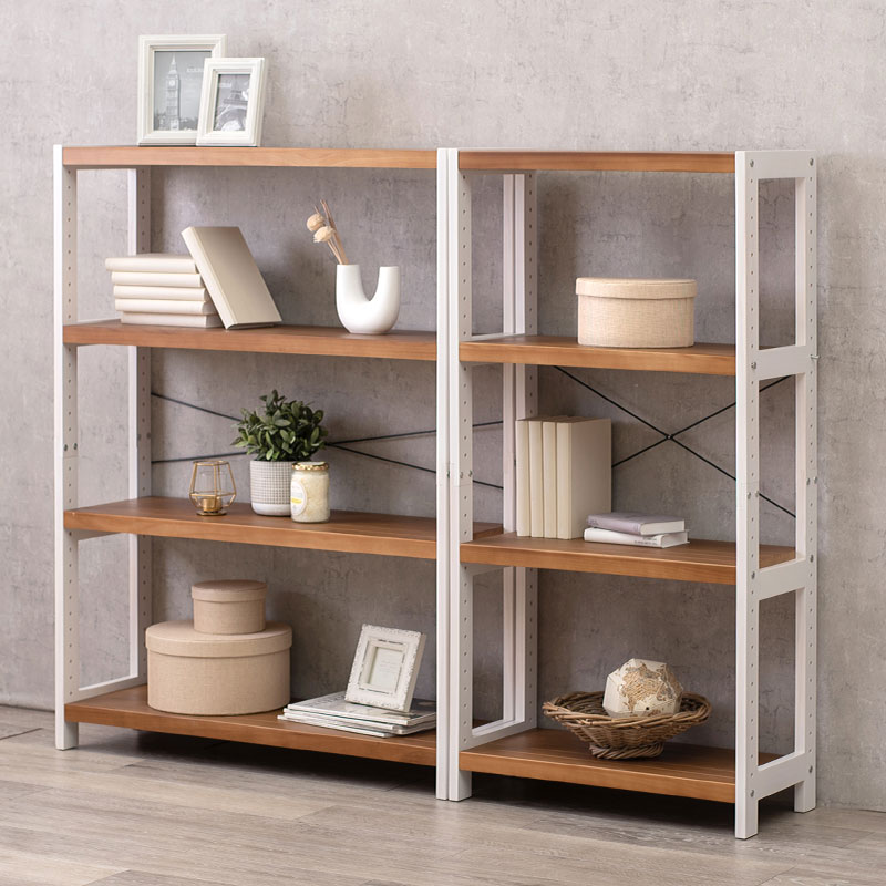 楽天市場】【土日限定☆クーポン有】木製ラック 4段 幅60【natura