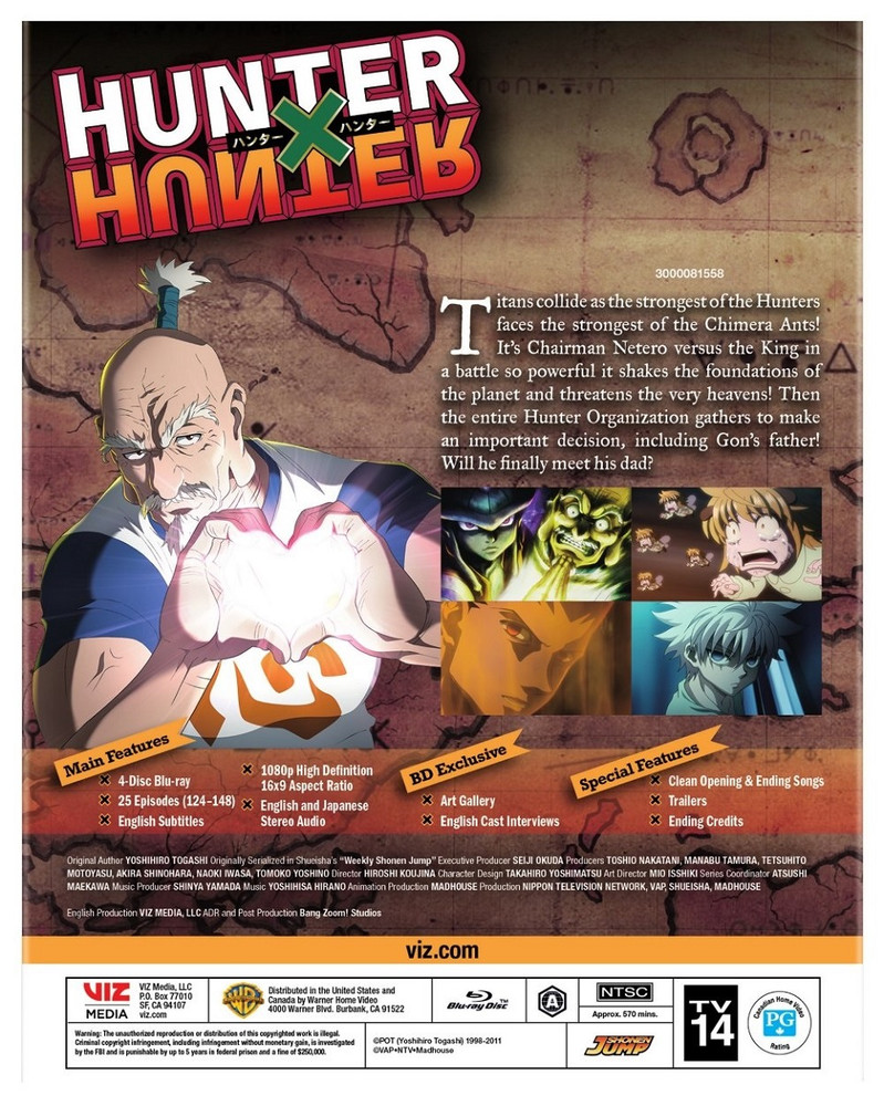 楽天市場】新品北米版Blu-ray！ 【HUNTER×HUNTER（ハンターハンター