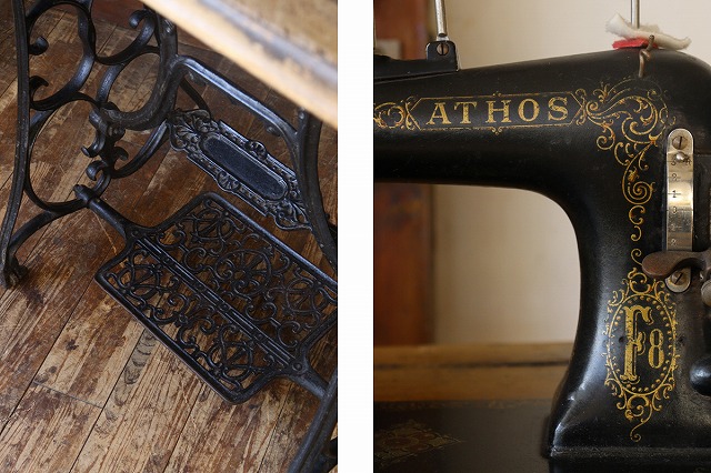 楽天市場】フランスアンティーク 足踏みミシン E205 : リカムアクロス