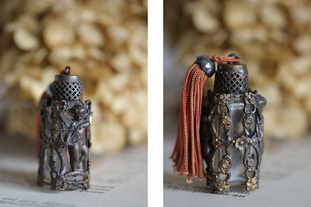 楽天市場】フランス アンティーク エンジェルの小さなパフュームボトル