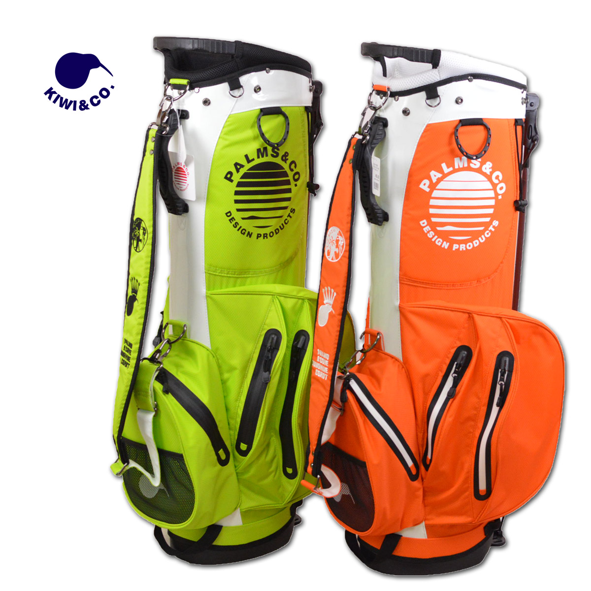 楽天市場】キウイ キャディバッグ スタンド式 メンズ オレンジ