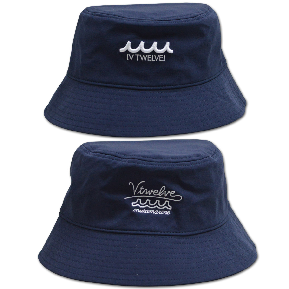 楽天市場】V12 ハット帽子 メンズ レディース MUTAコラボ 黒 紺