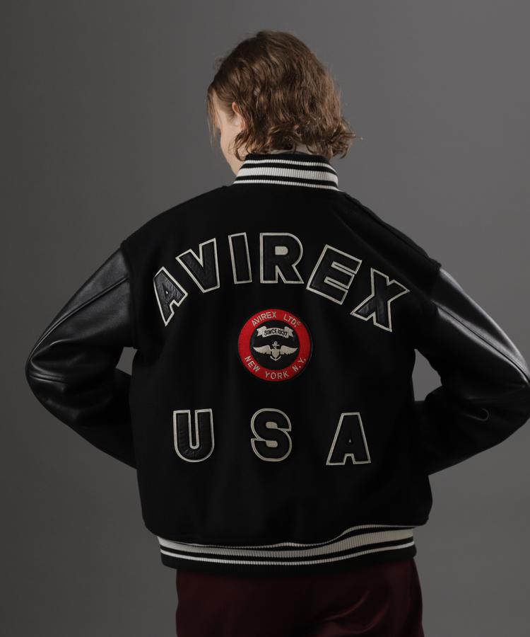 楽天市場】AVIREX 公式通販｜L-STADIUM JACKET SIGNATURE LOGO