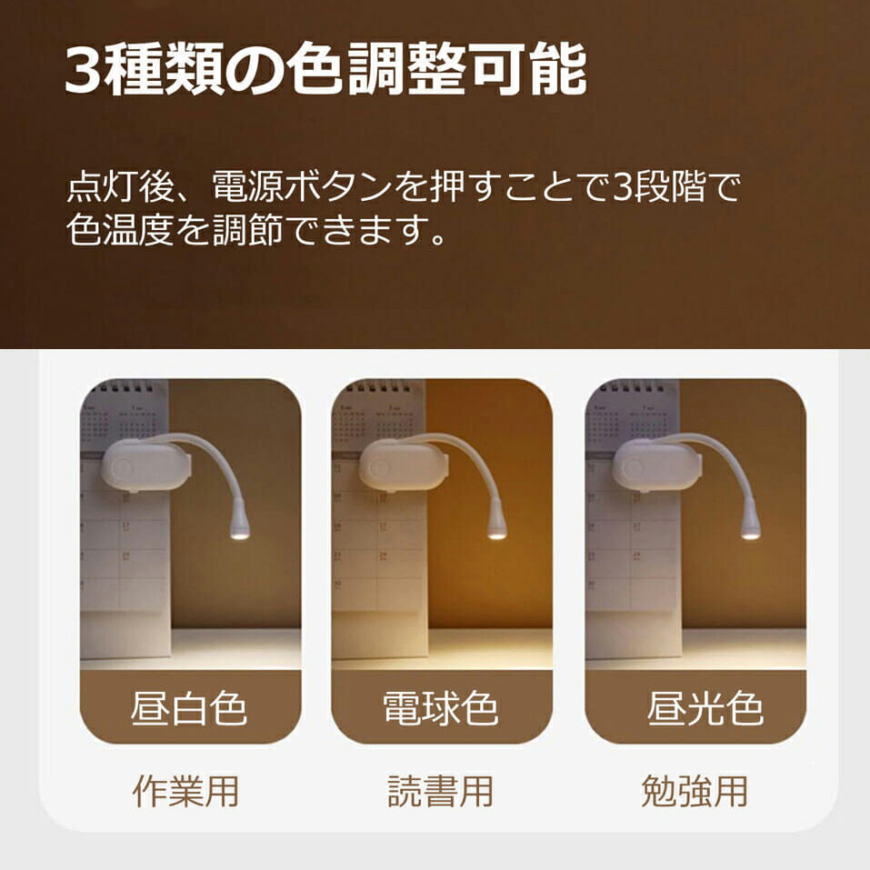 楽天市場】LED クリップライト 広範囲照射 ポケットライト ミニ 無段階