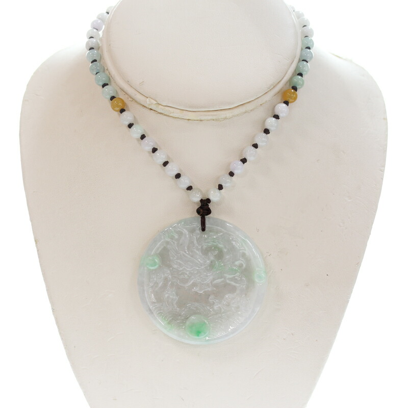 楽天市場】【ｾｰﾙ】彫刻翡翠 53mm/92P ペンダント 彫刻ヒスイ 翡翠彫刻