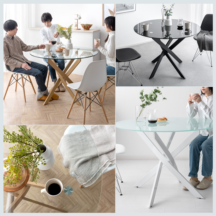 楽天市場】ダイニングテーブル テーブル ガラステーブル ダイニング