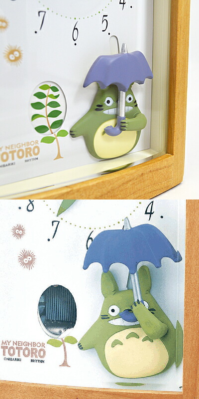 楽天市場】☆リズム時計【となりのトトロ】オルゴール目覚まし時計