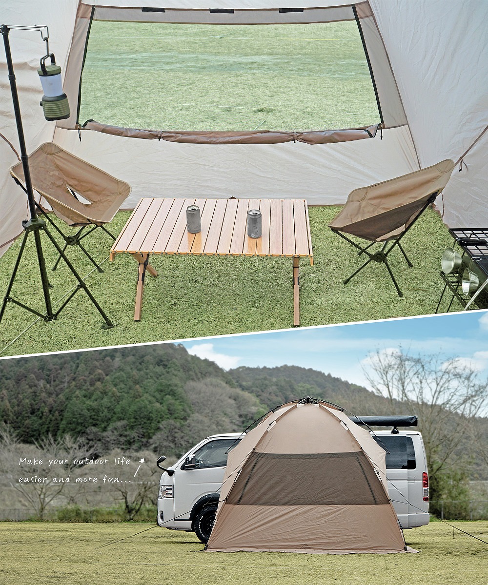 楽天市場】ワンタッチ カーサイド タープ シェルター 280cm×330cm