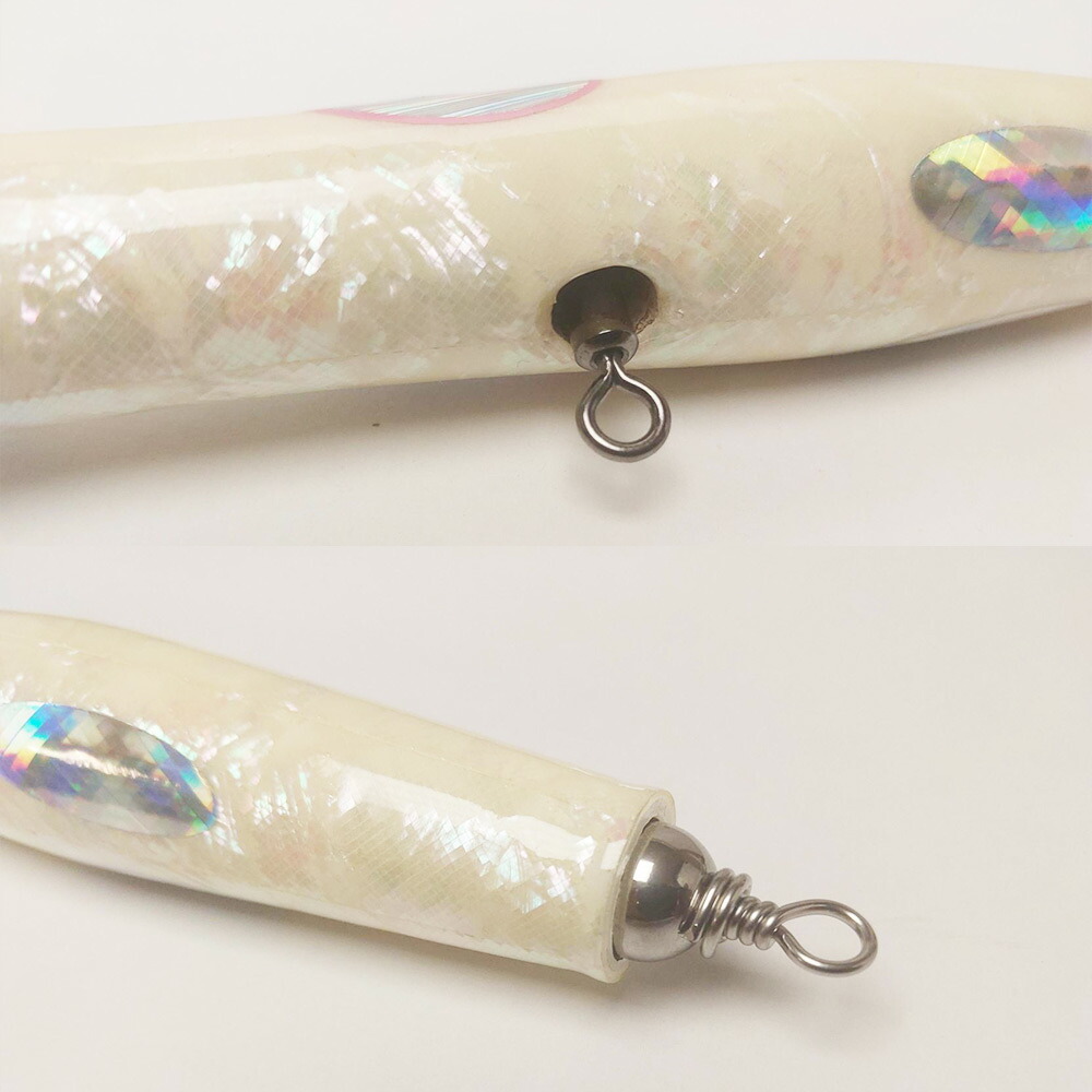 楽天市場】新品 未使用 貝田ルアー トランペット 170 アワビ貼り